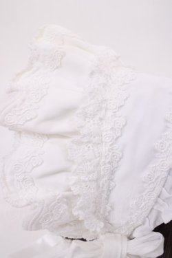 画像3: Angelic Pretty / スカラップハーフボンネット  オフ H-25-09-29-1038-AP-AC-NS-ZH