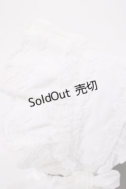 画像3: Angelic Pretty / スカラップハーフボンネット  オフ H-25-09-29-1038-AP-AC-NS-ZH