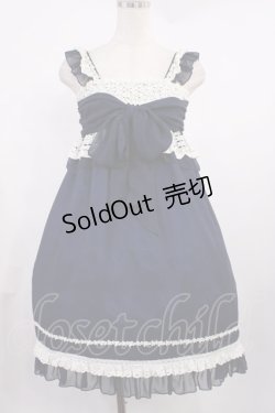 画像1: ALICE and the PIRATES / 胸リボン天使ワンピース Free ネイビー H-25-09-29-1006-PA-OP-NS-ZH