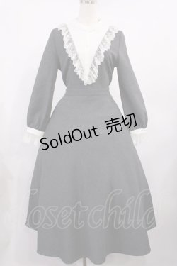 画像1: SERAPHIM / リリーワンピース（ウエスト切替/ロング） Free グレー H-25-09-29-1002-LO-OP-NS-ZH