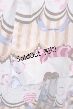 画像4: BABY,THE STARS SHINE BRIGHT / Bon-Bon Chocolat Dance Dance Dance柄カフェミルクジャンパースカート Free シャンパーニュ・ブルー・ショコラ(サックスベース) H-25-09-29-1009-BA-OP-NS-ZH