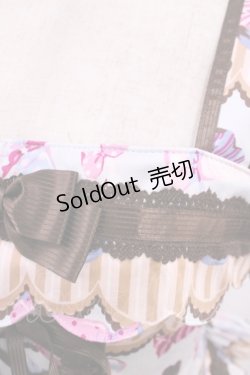 画像7: BABY,THE STARS SHINE BRIGHT / Bon-Bon Chocolat Dance Dance Dance柄カフェミルクジャンパースカート Free シャンパーニュ・ブルー・ショコラ(サックスベース) H-25-09-29-1009-BA-OP-NS-ZH