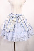 Angelic Pretty / ロマンスブーケスカート Free ブルー H-25-09-29-1014-AP-SK-NS-ZH