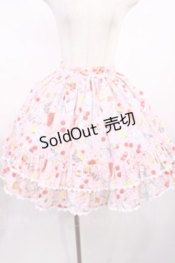画像1: metamorphose / sweets collection2段フリルスカート Free ピンク H-25-09-29-1015-ME-SK-NS-ZH