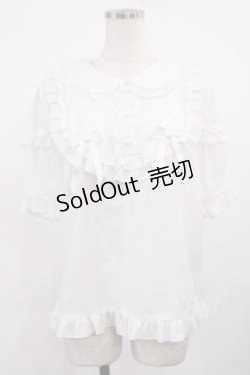 画像1: To Alice / レースアップブラウス Free オフ H-25-09-29-1023-LO-BL-NS-ZH