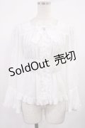 metamorphose / Lacyキャンディスリーブブラウス サイズ1 オフ H-25-09-29-1025-ME-BL-NS-ZH