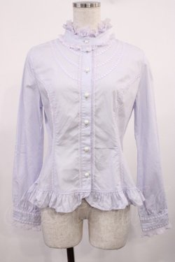 画像1: Angelic Pretty / パールネックレス風ブラウス Free ラベンダー H-25-09-29-1026-AP-BL-NS-ZH