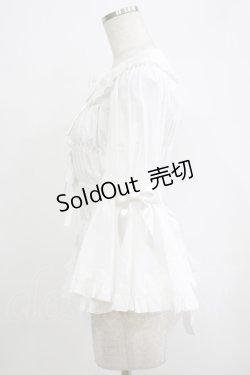 画像2: metamorphose / 丸襟姫袖ブラウス サイズ1 ホワイト H-25-09-29-051-ME-BL-NS-ZH