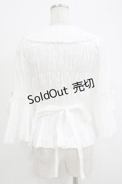 画像3: metamorphose / 丸襟姫袖ブラウス サイズ1 ホワイト H-25-09-29-051-ME-BL-NS-ZH