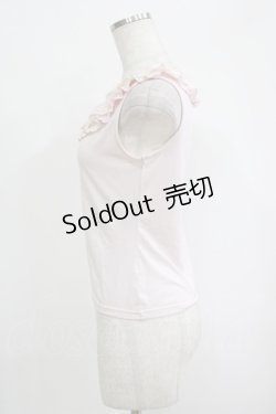 画像2: LIZ LISA / プリーツフリルタンク Free ピンク H-25-09-29-055-LO-TO-NS-ZH