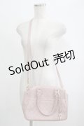 Maison de FLEUR / モノグラムトラペゾイドバッグ  ピンク H-25-09-29-058-LO-BG-NS-ZH