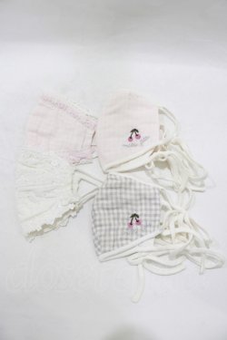画像1: mille fille closet by LODISPOTTO / マスクセット  ピンク H-25-09-29-071-LO-ZA-NS-ZH