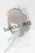 Chalmiere / フリルヘッドドレス  グリーン H-25-09-29-076-PU-AC-NS-ZH
