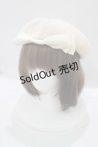 m petit by misako / AMリボンサーモベレー  アイボリー H-25-09-29-078-LO-AC-NS-ZH