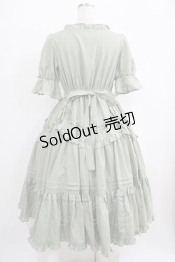 画像3: Chalmiere / フリルロングワンピース M グリーン H-25-09-29-001-PU-OP-NS-ZH