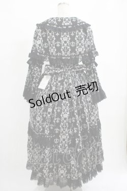 画像3: metamorphose / 【プラスサイズ】クラウンクロス ケープ付ロングドレス プラスサイズ ブラック H-25-09-29-007-ME-OP-NS-ZH