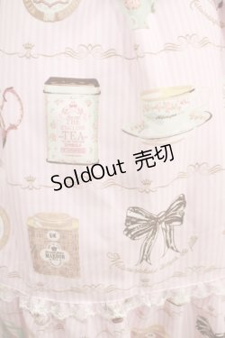 画像4: metamorphose / 【プラスサイズ】Classic Tea House レースアップジャンパースカート プラスサイズ ピンク H-25-09-29-009-ME-OP-NS-ZH