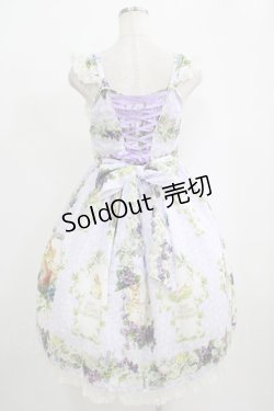 画像3: BABY,THE STARS SHINE BRIGHT / Happy Easter〜Easter Bunny’s Spring Garden〜柄クロスジャンパースカート Free ラベンダー H-25-09-29-002-BA-OP-NS-ZH