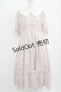 m petit by misako / NINA'sコラボ トワルドジュイワンピース L ピンク H-25-09-29-017-LO-OP-NS-ZH