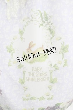 画像4: BABY,THE STARS SHINE BRIGHT / Happy Easter〜Easter Bunny’s Spring Garden〜柄クロスジャンパースカート Free ラベンダー H-25-09-29-002-BA-OP-NS-ZH