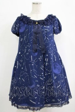 画像1: Angelic Pretty / Cosmicワンピース Free ネイビー H-25-09-29-018-AP-OP-NS-ZH
