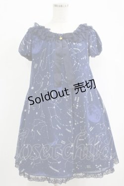 画像1: Angelic Pretty / Cosmicワンピース Free ネイビー H-25-09-29-018-AP-OP-NS-ZH