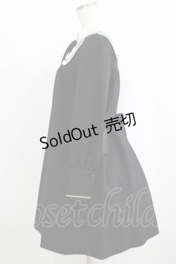 画像2: Innocent World / 三角レースのワンピース M ブラック H-25-09-29-019-IW-OP-NS-ZH