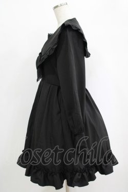 画像2: DearMyLove / クロス刺繍セーラーワンピース L ブラック H-25-09-29-020-EL-OP-NS-ZH