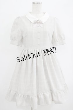 画像1: evelyn / チェックタックワンピース Free ベージュ/ピンク H-25-09-29-024-LO-OP-NS-ZH