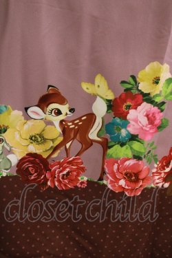 画像4: axes femme POETIQUE / ディズニー バンビ/スカート M ピンク H-25-09-30-1023-AX-SK-NS-ZH