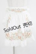 Nya Nya（海外ロリータブランド） / 刺繍エプロン S オフ H-25-09-30-1029-LO-SK-NS-ZH
