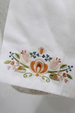 画像4: Nya Nya（海外ロリータブランド） / 刺繍エプロン S オフ H-25-09-30-1029-LO-SK-NS-ZH