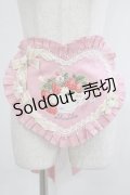 Lilizi（海外ロリータブランド） / いちご刺繍ハートエプロン  ピンク H-25-09-30-1030-PU-ZA-NS-ZH