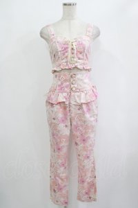 LIZ LISA / 花柄セットアップ Free ピンク H-25-09-30-1031-LO-OP-NS-ZH