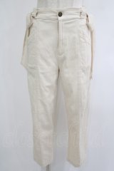 Fi.n.t / シフォンリボン付きストレートパンツ Free IVORY H-25-09-30-1032-CA-PA-NS-ZH