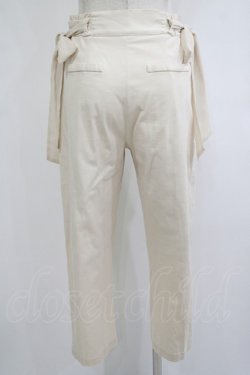 画像3: Fi.n.t / シフォンリボン付きストレートパンツ Free IVORY H-25-09-30-1032-CA-PA-NS-ZH