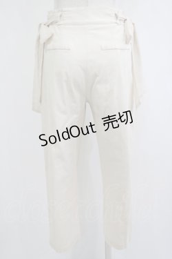 画像3: Fi.n.t / シフォンリボン付きストレートパンツ Free IVORY H-25-09-30-1032-CA-PA-NS-ZH