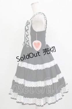 画像2: BABY,THE STARS SHINE BRIGHT / ミルフィーユジャンパースカート（2022年） Free ブラック H-25-09-30-1004-BA-OP-NS-ZH