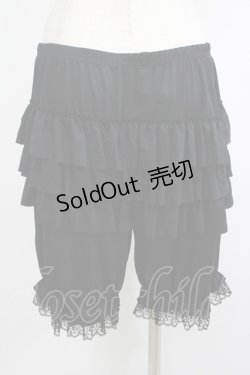 画像4: m petit by misako / ドロワーズセット L~LL ブラック H-25-09-30-1033-LO-PA-NS-ZH