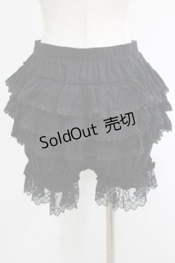 画像3: MIST夕霧工作室（海外ロリータブランド） / フリルドロワーズ L ブラック H-25-09-30-1037-PU-PA-NS-ZH