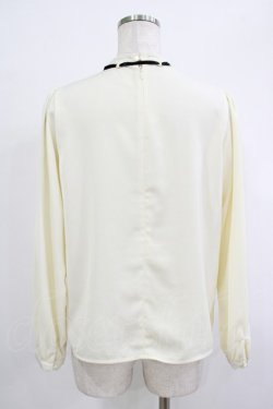 画像3: Fi.n.t / リボン付きチュールレースヨークブラウス Free OFF WHITE H-25-09-30-1042-CA-BL-NS-ZH