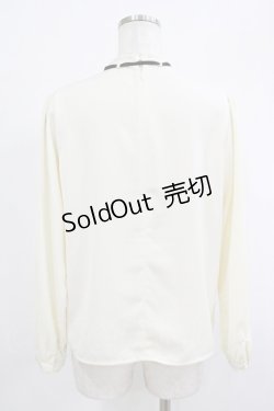画像3: Fi.n.t / リボン付きチュールレースヨークブラウス Free OFF WHITE H-25-09-30-1042-CA-BL-NS-ZH