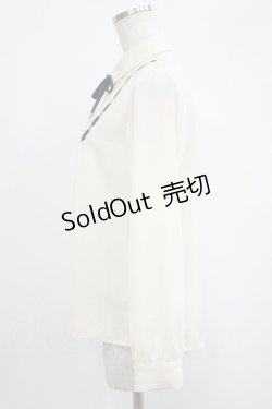 画像2: Fi.n.t / はしごリボン使いタイ付きブラウス Free OFF×NAVY H-25-09-30-1045-CA-BL-NS-ZH