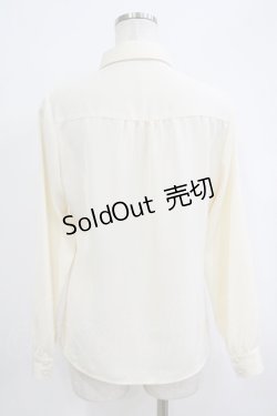 画像3: Fi.n.t / はしごリボン使いタイ付きブラウス Free OFF×NAVY H-25-09-30-1045-CA-BL-NS-ZH