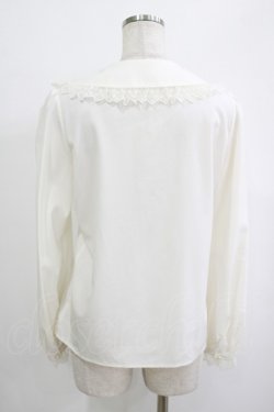 画像3: Ank Rouge / ドットチュールブラウス M オフ H-25-09-30-1046-CA-BL-NS-ZH