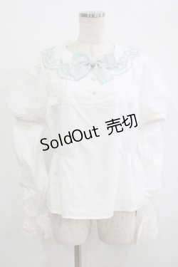 画像1: Rosa Multiflora（海外ロリータブランド） / すずらんブラウス L オフ H-25-09-30-1048-PU-BL-NS-ZH