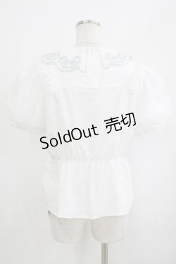 画像4: Rosa Multiflora（海外ロリータブランド） / すずらんブラウス L オフ H-25-09-30-1048-PU-BL-NS-ZH