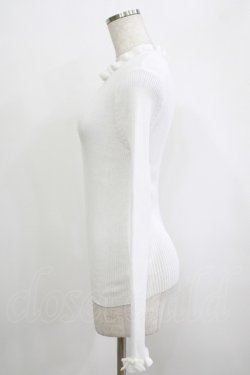 画像2: Secret Honey / ハイネックフリルニット Free オフ H-25-09-30-1050-CA-TO-NS-ZH