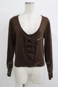 metamorphose / 4つリボンカーディガン Free ブラウン H-25-09-30-1051-ME-TO-NS-ZH