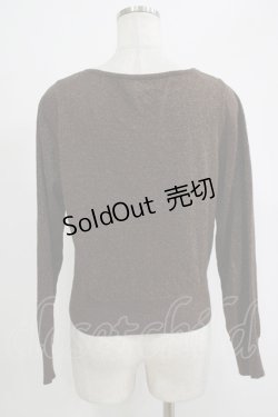 画像3: metamorphose / 4つリボンカーディガン Free ブラウン H-25-09-30-1051-ME-TO-NS-ZH